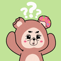 Question What GIF by Beraji Bears