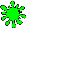 Color Splash Paint Sticker