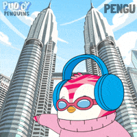 Kuala Lumpur Penguin GIF by Pudgy Penguins