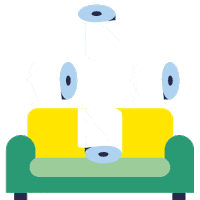 Home Couch Sticker by radio FM4