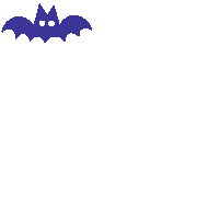 Bat Happy Halloween Sticker by bymartioska