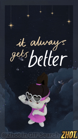 Stay Strong Things Change GIF by Zhotcita