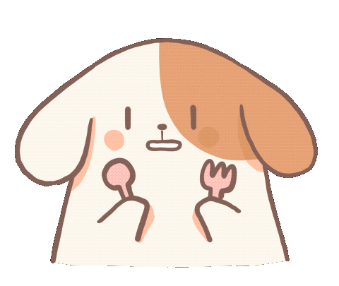 Hungry Dog Sticker