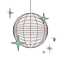 Mirror Ball Cat Sticker by Mallory Ervin