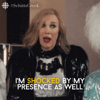 Shocked Schitts Creek GIF by CBC