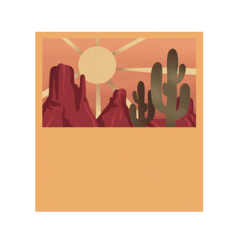 Arizona Desert Cactus Sticker by Creative Courage