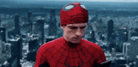 Sad Tom Holland GIF