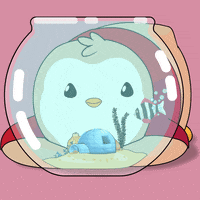 Fish Tank Waiting GIF by Pudgy Penguins