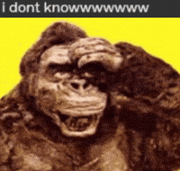 I Dont Know King Kong GIF