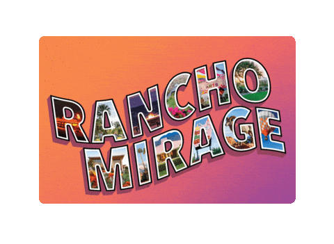 Greetings From California Sticker by Visit Rancho Mirage