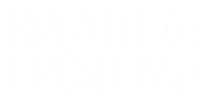 Breathe Fresh Air Sticker
