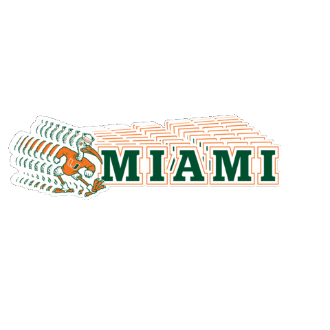 Miamihurricanes Theu Sticker by University of Miami Alumni Association