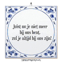 Hart Spreuk Sticker by Tegelspreuken.nl