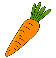 Carrot Sticker by Toby Carvery