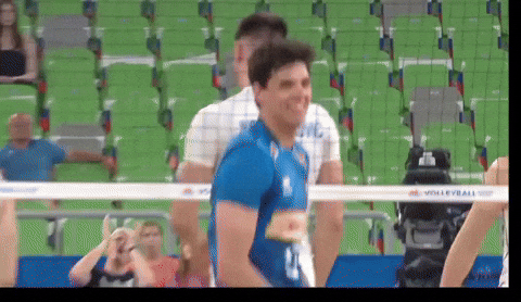 Volleyball Smile GIF