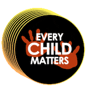 OjoDulceDesigns orange children indigenous issues Sticker