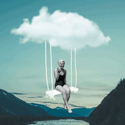 clouds collage GIF by Percolate Galactic