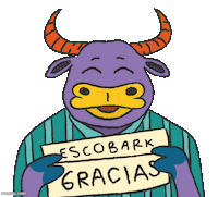 Thanks Gracias Sticker by escobark.id