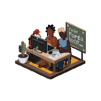 daspretas estudos financas empreender rede fortalece Sticker