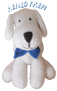 Dog Dogtoy Sticker by Little Blue Fairy