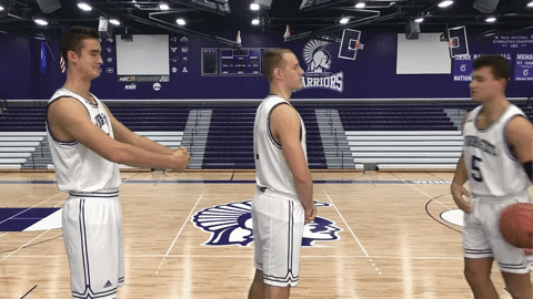 Basketball Warriors GIF by WinonaStateATH
