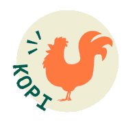 kopitiamlah coffee brand chicken malaysia Sticker