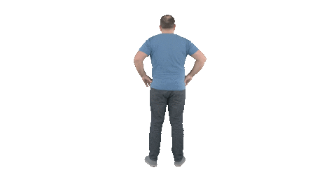 Happy Turn Around Sticker by ActionVFX