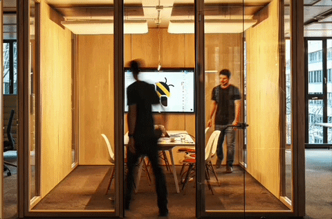 cyon_ch giphygifgrabber team yellow office GIF
