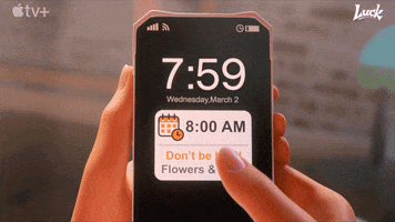 Alarm Clock Luck GIF by Apple TV+