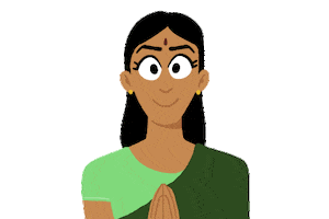 Namaste Sticker by Originals