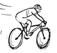 margotlecointre bike quick velo vite Sticker