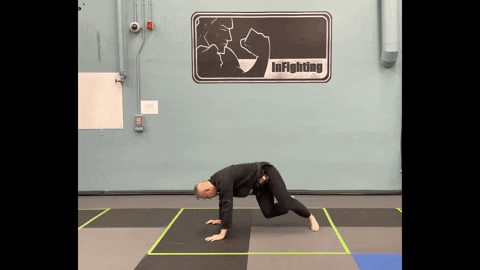 ritchieyip giphygifmaker bjj solo drills short knee cut GIF