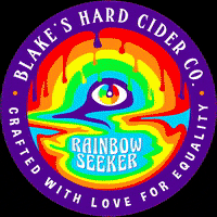 BlakesHardCiderCo rainbow trippy psychedelic pride GIF