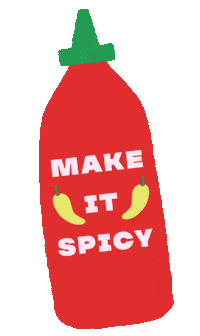 Hot Sauce Fire Sticker by mandy