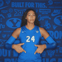 Ncaa Volleyball Go Cougs GIF by BYU Cougars
