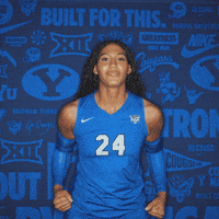 Ncaa Volleyball Go Cougs GIF by BYU Cougars