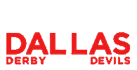 DallasDerbyDevils derby ddd roller derby rollerskating Sticker