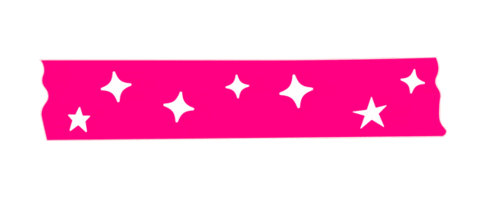 Stars Tape Sticker