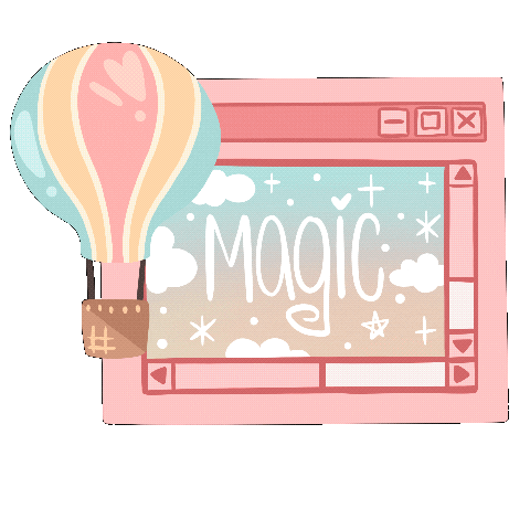 Pink Travel Sticker by Rocio