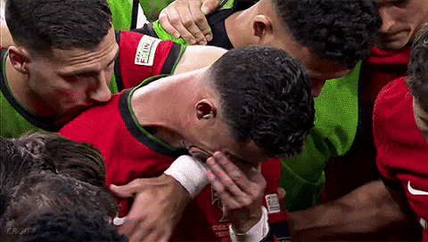 Sad Cristiano Ronaldo GIF