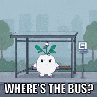Bus Stop Waiting GIF by Magic Eden