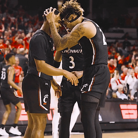 Basketball Head GIF by Cincinnati Bearcats