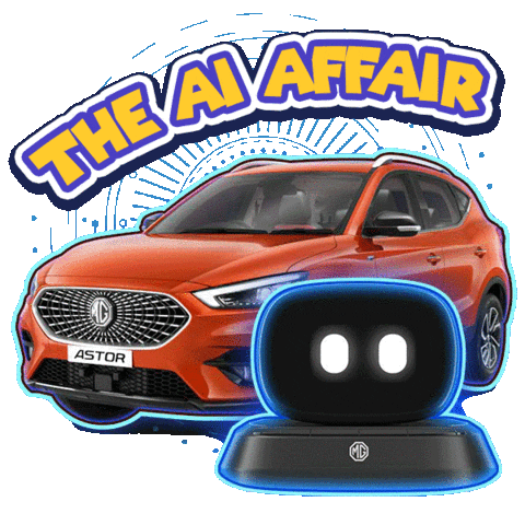 mgmotor giphyupload christmas india cars Sticker