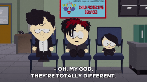 baby goth GIF by South Park 