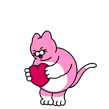 zizone_official giphyupload love cat heart Sticker