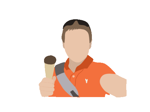 Ice Cream Travel Sticker