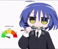 Stress Bocchi GIF