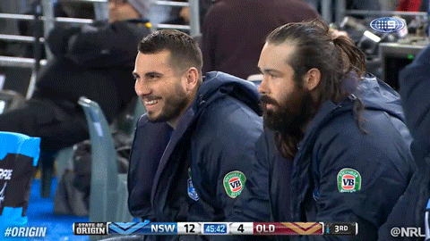 rugby league laugh GIF by NRL