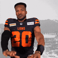 BC Lions Bo Lokombo TD Touchdown