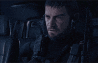 Chris Redfield Smoke GIF